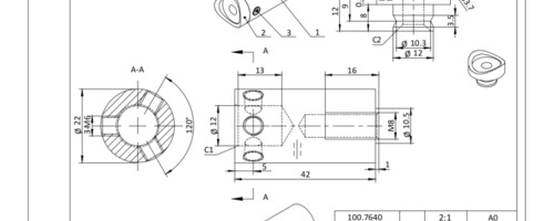 Vorschau Technische Zeichnung