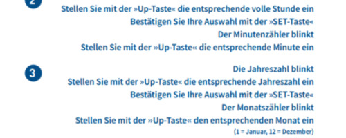 Vorschau Bedienungsanleitung