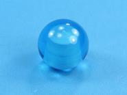 Zierteil Kunststoff Kugel blau Ø 30 mm für 12mm Rundstab Rohr 