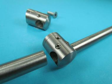 Querstabhalter VERBINDER Rohr Ø 33,7 mm, und 12 mm Rundstab für Rohr Ø 33,7 mm | und 12 mm Rundstab