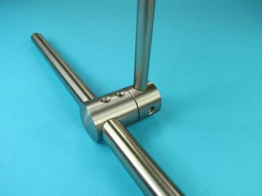 Stabclip Kreuz-Verbinder für Rund - Ø 16 x 16 mm Gelenk drehbar Ø 16 x 16 mm