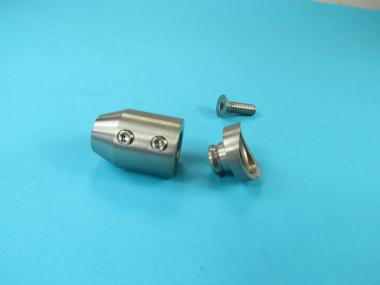 Stabhalter V2A - für Rohr Ø 33,7 mm - und 10 mm Rundstab für Rohr Ø 33,7 mm | und 10 mm Rundstab