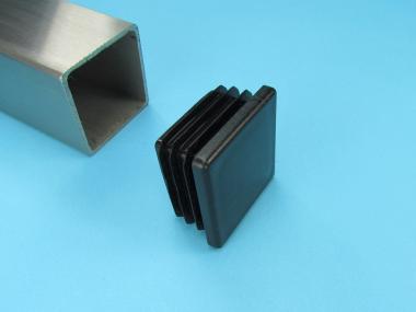 quadratische Lamellenstopfen von 40x40 mm für WS 1,1-2,5mm Vierkant SW 10 Stk 