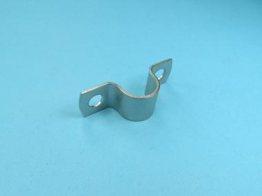 Rohrschelle mit Gummieinlage - Stahl verzinkt - Breite 12 mm