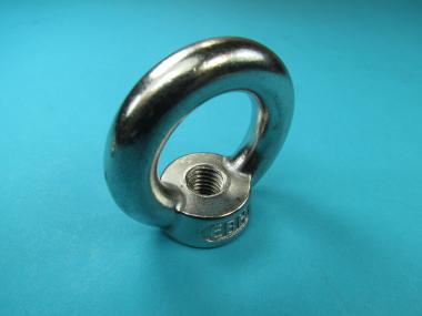 Ringmutter Ring-Öse mit M8 Innengewinde Mutter V2A ähnlich  DIN 582 M8 | 25 Stück