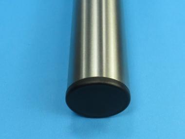 Regal Verbindungsrohr - Endrohr Fuß Kunststoff - Ø 48 mm - 24 cm Edelstahl Endrohr Fuß Kunststoff | Ø 48 mm | 24 cm