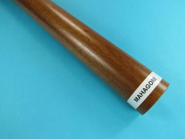 Holz Rundholz MAHAGONI lackiert Ø 45 mm als Holzhandlauf für den Innenbereich MAHAGONI | 0,5 m / 50 cm / 500 mm
