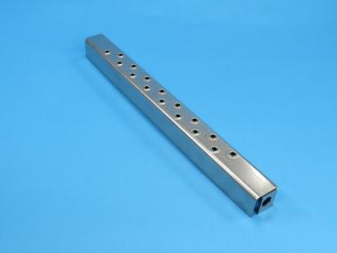 Edelstahl Sprosse 30 mm breit gelocht für Leiter - 335 mm V2A Lochsprosse 335 mm