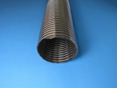 Wellrohr 41 - 45 mm flexibler Edelstahl Schlauch Absaugung Innen: 41 - Außen: 45 mm | 0,5 m / 50 cm / 500 mm