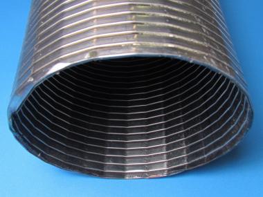 Stahl Schlauch 140 - 145 mm Edelstahl flex Rohr Abgas flexible Rohrleitung Innen: 140 - Außen: 145 mm | 0,25 m / 25 cm / 250 mm