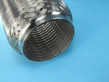 Edelstahl Interlock Rohr 60x150 60 x 150 mm Auspuff Teil gegen Vibrationen Ø 60 mm | 150 mm