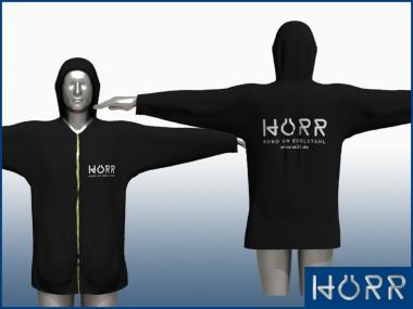 Kapuzen Sweatshirt Hoodie Zipper Hörr - XL d: XL