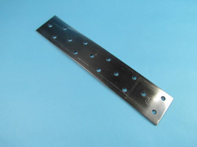 12 x Edelstahl Flachverbinder Metallverbinder Lochplatte mit Schraube ver Große