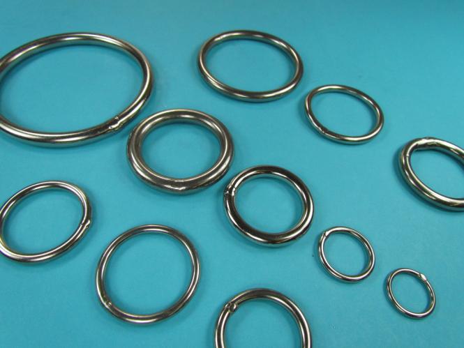 Rundring aus Edelstahl Hängematte zu hängen Ringe Metallring Ring 10x100mm 