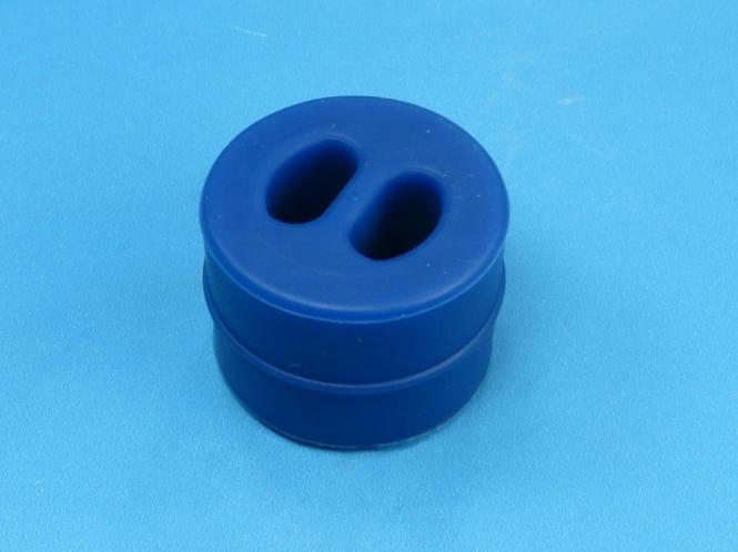 Auspuff Gummi Silikon Halter Aufhängung 5cm Ring mit Steg Breit = 3,5 cm  150 - Ring mit