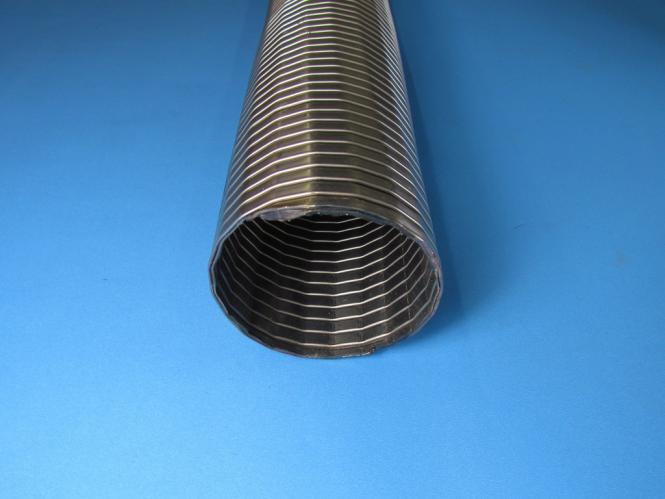 Wellrohr 39 - 42 mm flexibler Edelstahl Handlauf Rohr flex biegbar