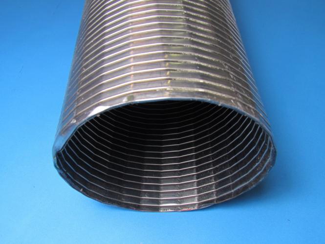 Abgasschlauch 40 mm DICHT Stahl verzinkt 