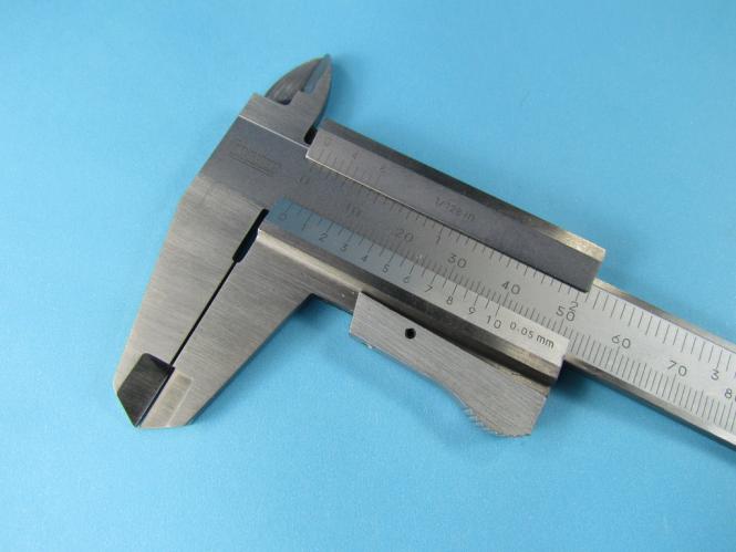6" 150mm Kunststoff Messschieber Schiebe Schieblehre Lineal Schmuck Messung x1 
