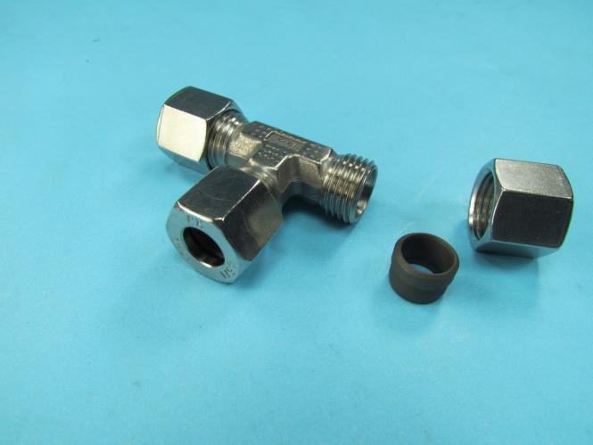 2x T-Verbinder T-Stück für Rohr und Schlauchverbindungen Ø 6 mm 